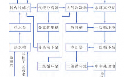 　某公司过滤工艺真空系统所产生的废气、污水及能量消耗分析